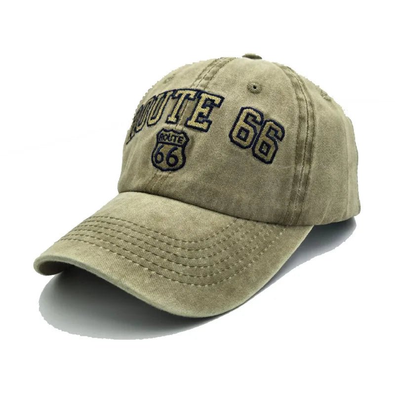 Route 66 Vintage Cap Washed Cotton Streetwear - XGEM® - Not Made for Everyone